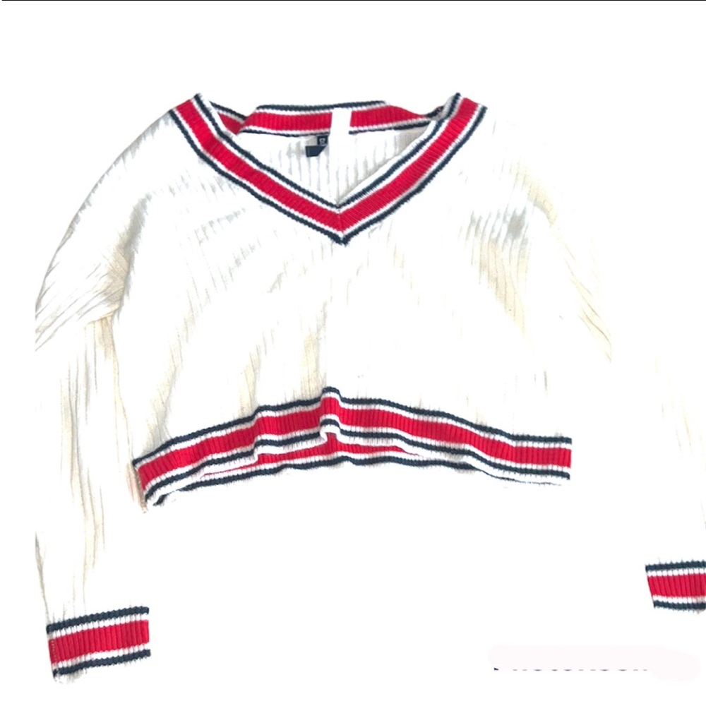 Divided sweater